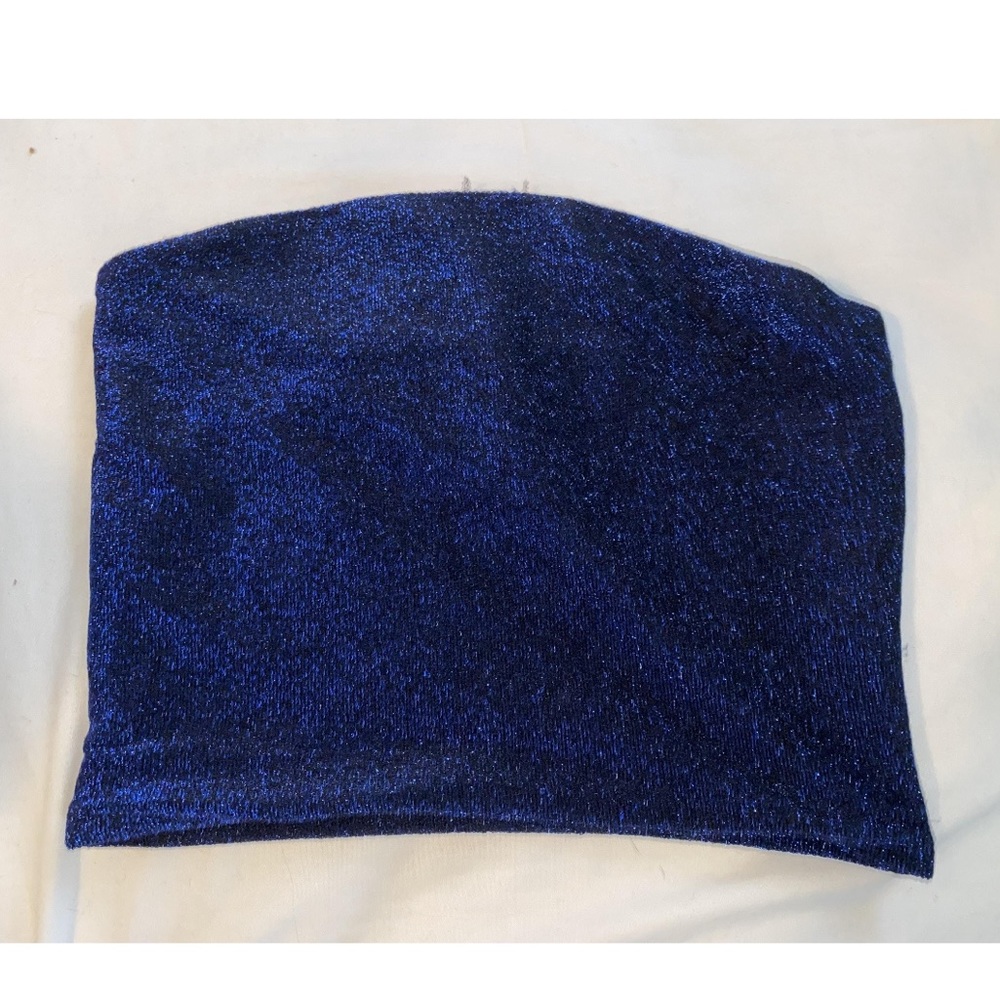 Sparkly blue bandeau